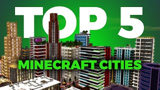 TOP 5 MINECRAFT CITIES! [Flush City Community Showcase]