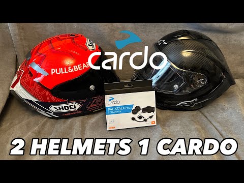 2 Helmets 1 Intercom - Packtalk Edge - 2nd Helmet Kit #cardo