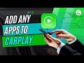 How to watch youtube netflix on apple carplay  add any app to apple carplay with wheelpal app