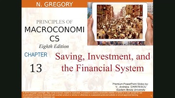 Saving, Investment and Financial System Ch 13