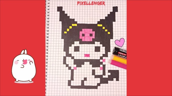Baby Melody Pixel Art - How to draw Melody? #melody #hellokitty 