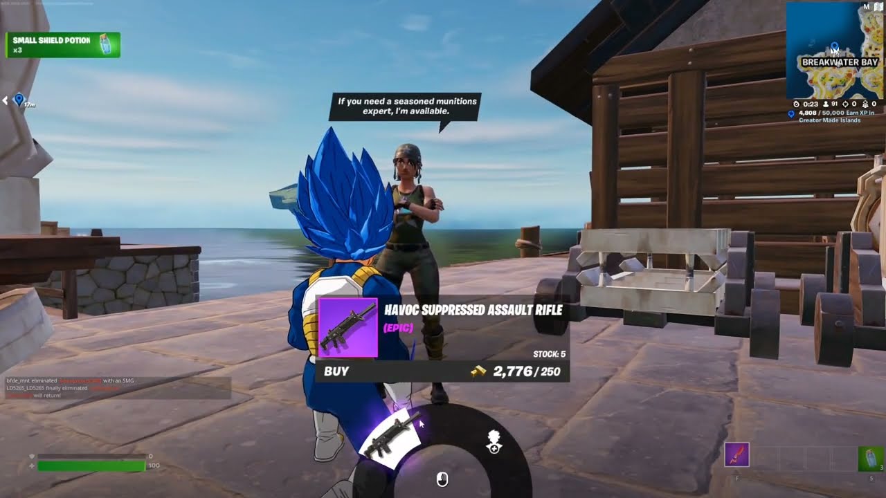 Talk to MUNITIONS EXPERT (NPC #15 Location) | Fortnite Chapter 4 Season 2