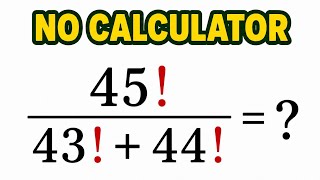 How To Calculate From Your Head || Very Tricky But Simple Factorial Challenge.
