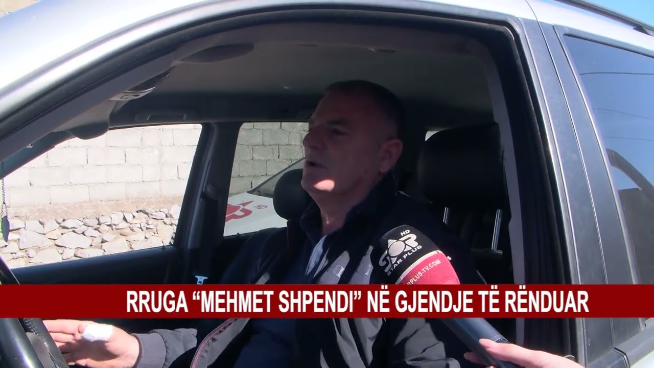 RRUGA “MEHMET SHPENDI” NË GJENDJE TË RËNDUAR