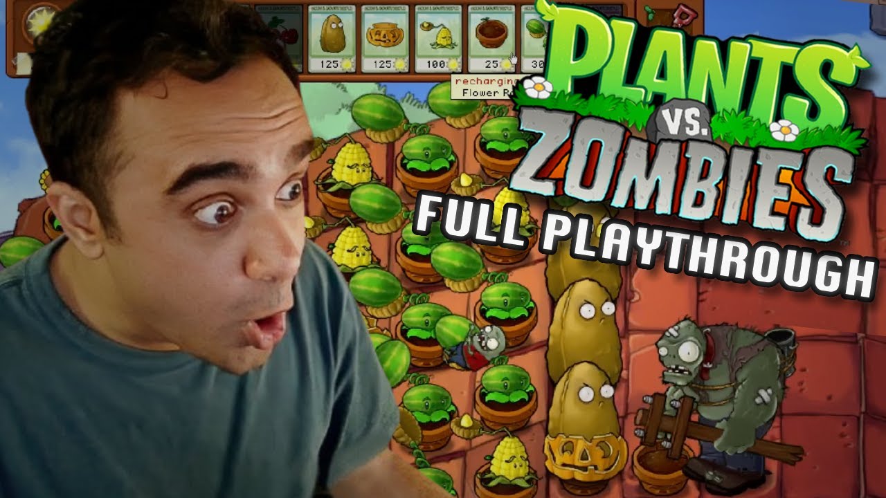 SQUEEX Plays PVZ (ENTIRE GAME)