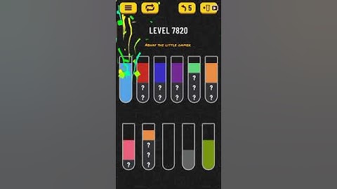 Water sort puzzle level 7820