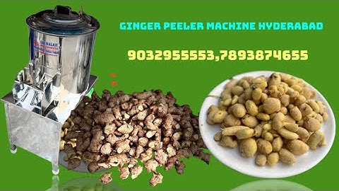 Ginger Peeler machine (Hyderabad)#hyderabad #hotel #restaurant #starhotel ￼