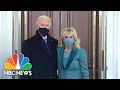 Joe Biden Arrives At White House For First Time As President | NBC News