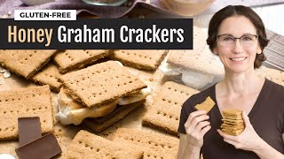 Gluten-Free Graham Crackers with Oat Flour & Honey | Amazing Flavor!