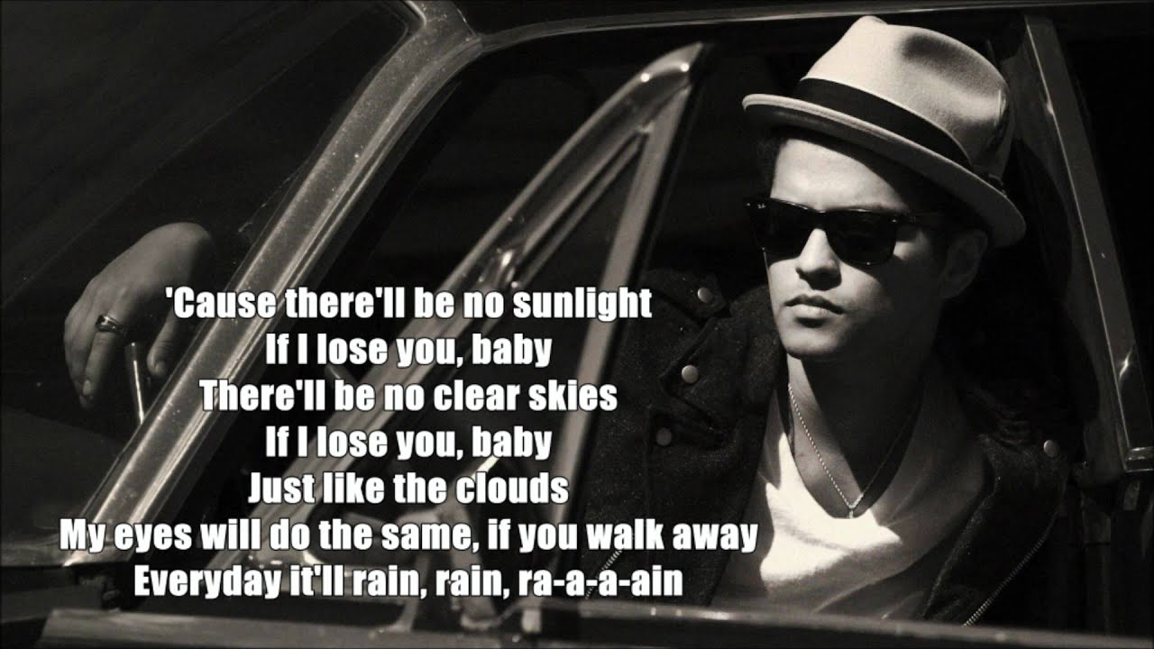 When It Rains Lyrics Bruno Mars Bruno Mars - It Will Rain (With Lyrics) - YouTube