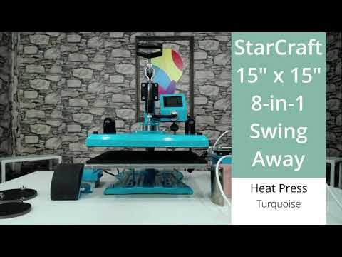 New Starcraft 16x20 swing away heat press with pull out drawer, first look!   Wow! First look at the new Starcraft 16x20 heat press. We will do a more  in depth video