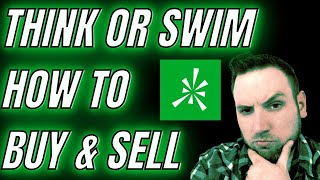 HOW TO BUY AND SELL STOCKS THINK OR SWIM 2021 (STOCK MARKET ORDER TYPES, AT LADDER EXPLAINED)