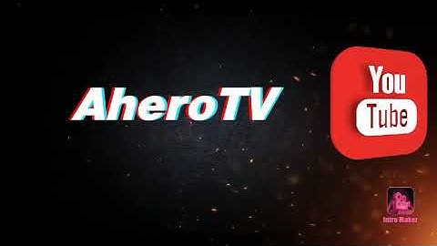 Mein erstes Video Intro AheroTV