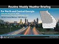 NWS Atlanta Weekly Briefing - August 27, 2026