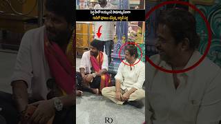 Action King Arjun Sarja performing Pooja at a temple | Arjun Sarja visuals