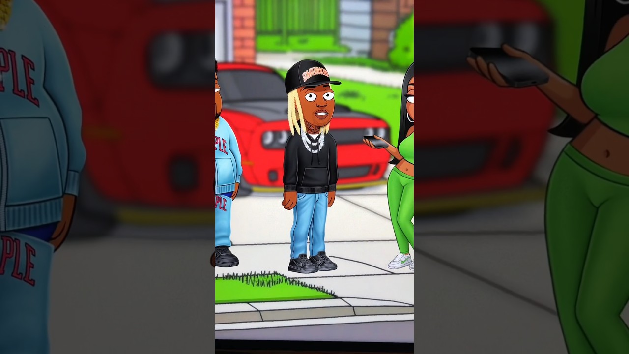 Lil Durk 😬 Family Guy 🏡 GLOW UP Transformation #art #drawing #digitalart