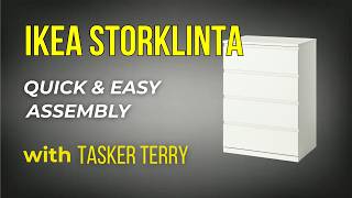 IKEA STORKLINTA 4 Drawer Chest Assembly Guide (2026) | Step-by-Step with Tasker Terry