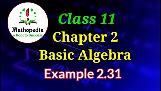 Class 11 Maths | Example 2.31 | Chapter 2 | Basic Algebra | Exponents and Radicals|