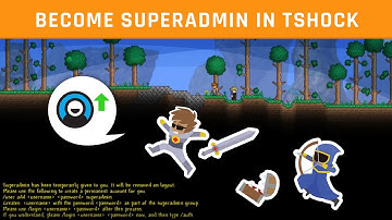 Terraria - Become Superadmin in TShock
