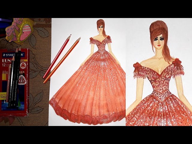 how to draw a princess dress How to Draw a Princess Dress - Step by Step Easy Drawing Guides