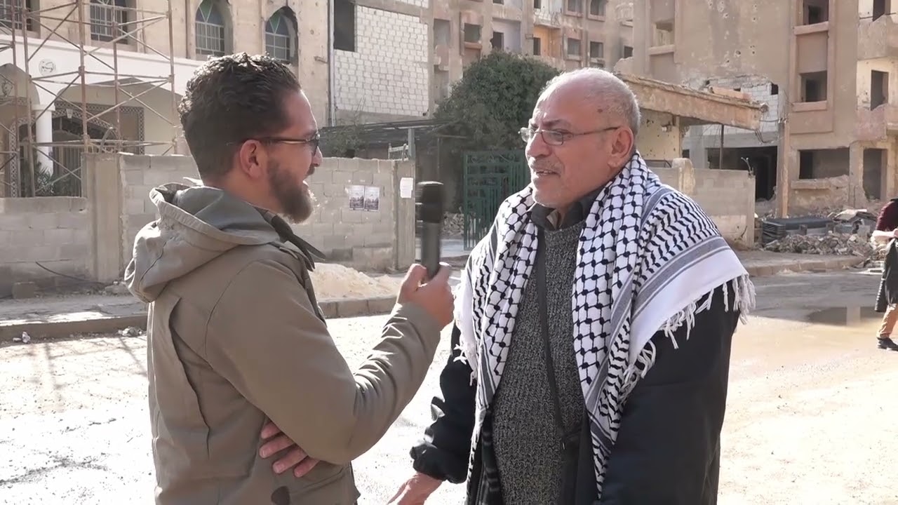 أبو خالد حكالنا كيف عاش حصار مخيم اليرموك وكيف الوضع بعد التحرير .. 