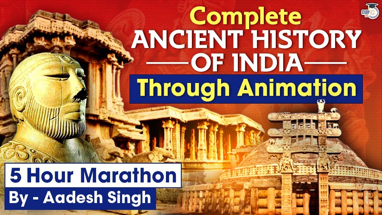 Complete Ancient India History in 5 hours through Animation  UPSC IAS