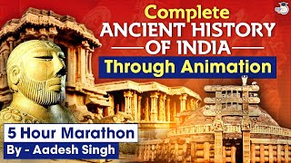 Complete Ancient India History in 5 hours through Animation | UPSC IAS