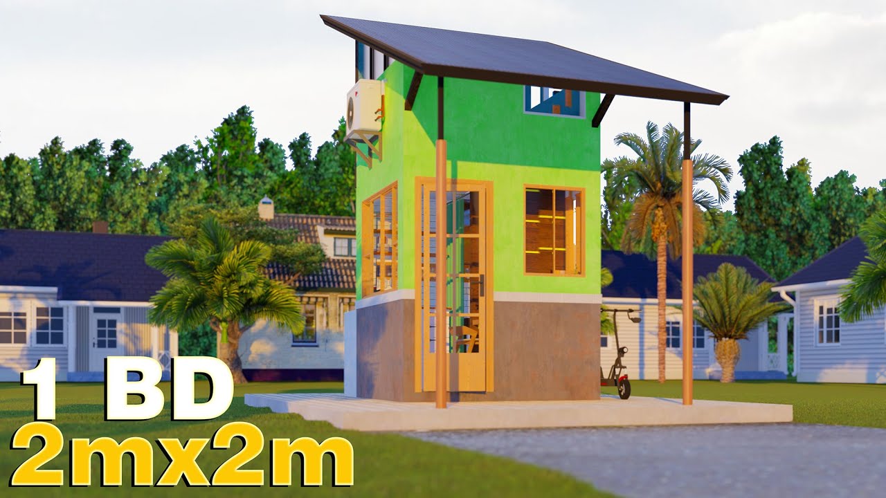 Small House Design (2x2 M) (6.5x6.5 F)