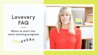 When Should I Start the Early Learning Program | Lovevery