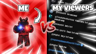 ROBLOX RIVALS 1V1 WITH VIEWERS LIVE 🔴 #roblox #rivals