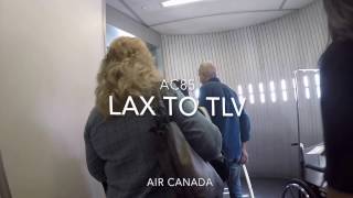 Air Canada flight AC85 TLV to YYZ