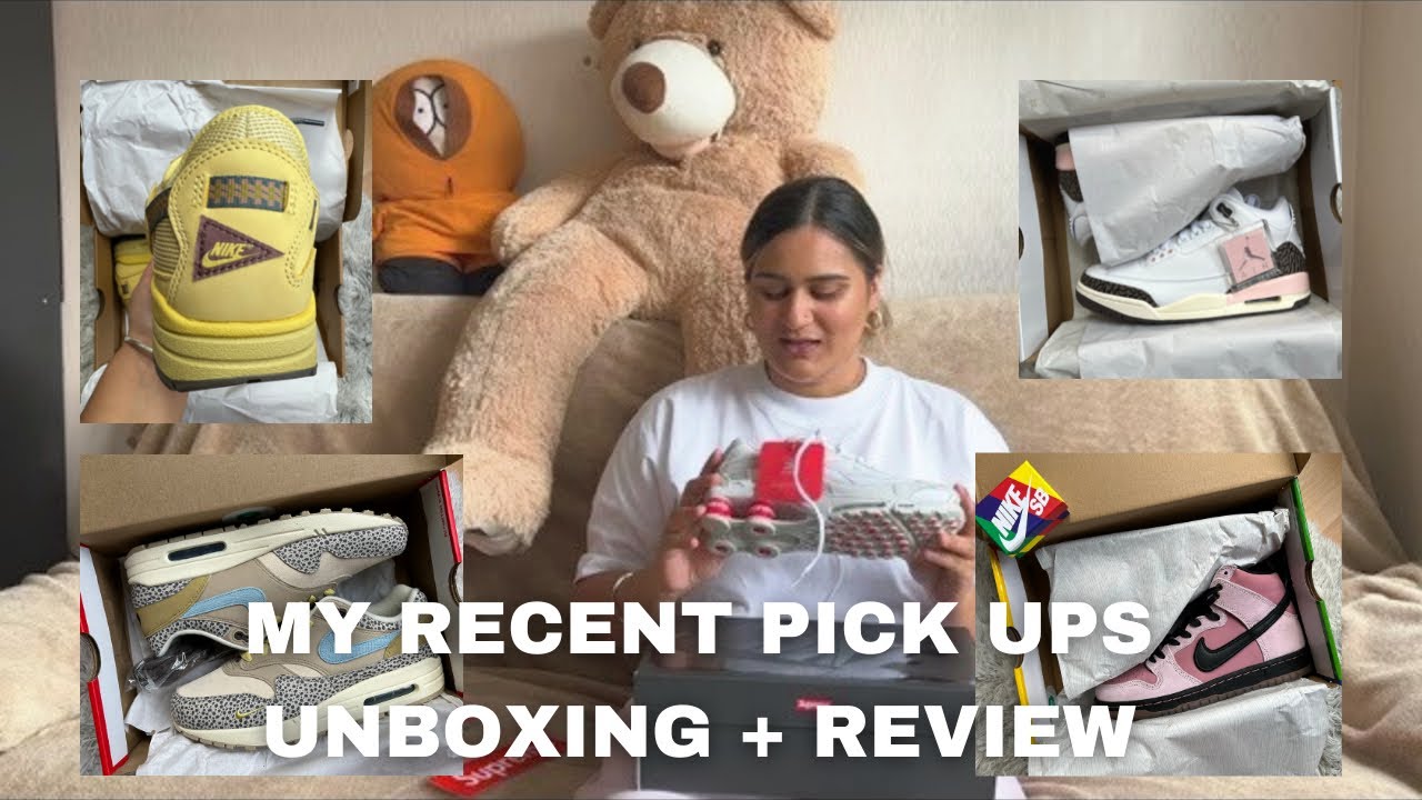 MY RECENT PICK UPS ft Supreme Nike Shox, Travis Scott AM1, Jordan 3 Mocha | UNBOXING AND REVIEW