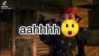 abang Salleh terkejut mak || video from Upin ipin