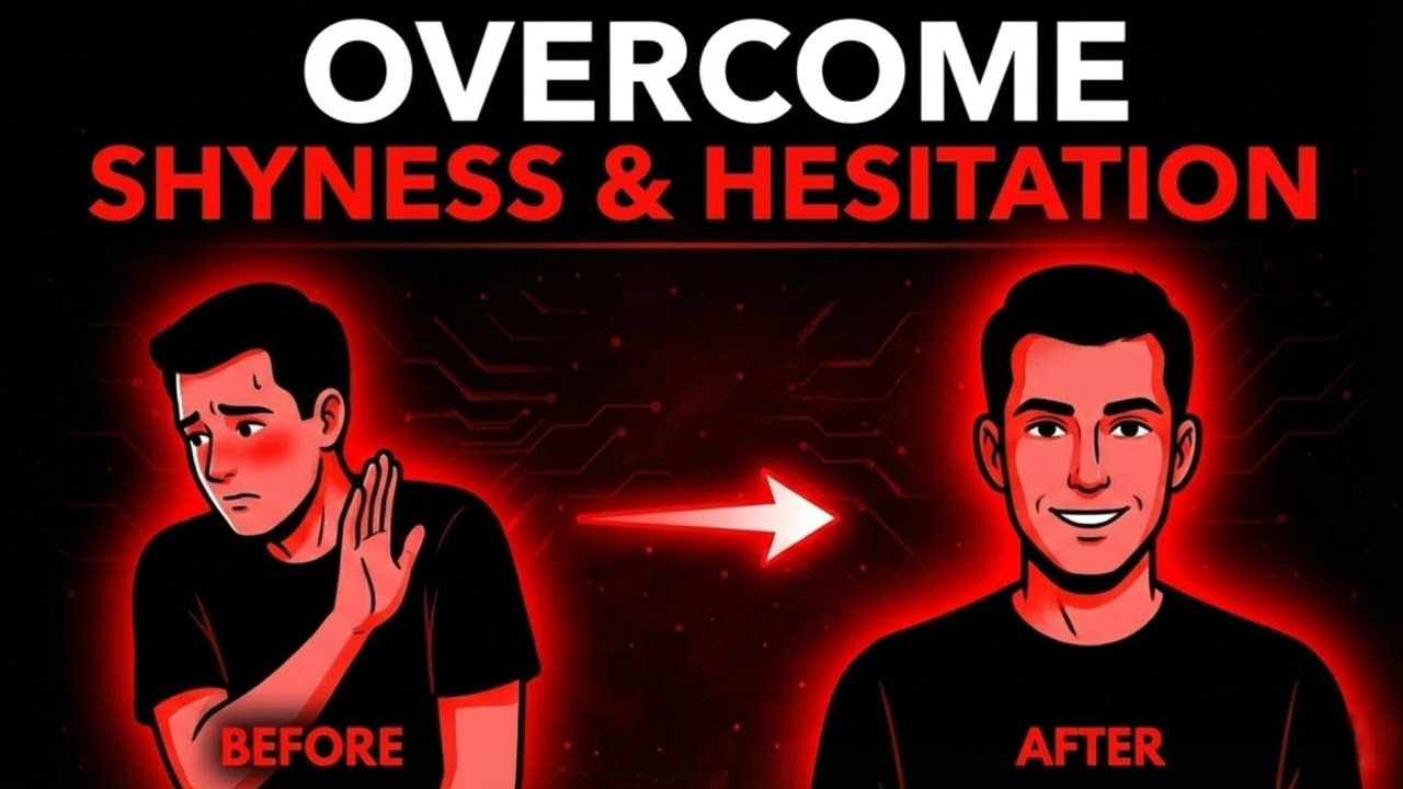 How to Overcome Shyness & Hesitation Permanently | Build Confidence, Presence & Social Skills