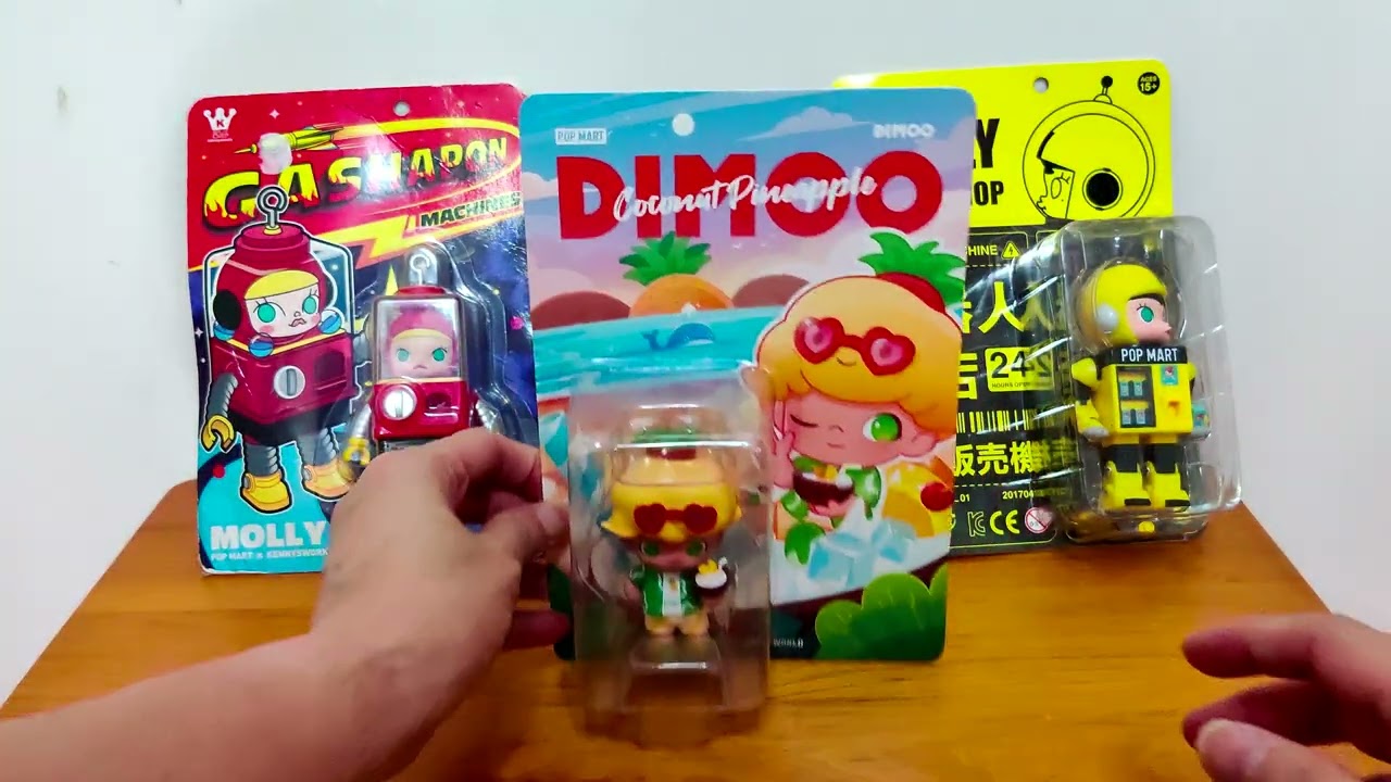 POPMART MOLLY ブリスター 中国限定 PopMart Blister Packs - Molly and Dimoo (泡泡玛特) - YouTube