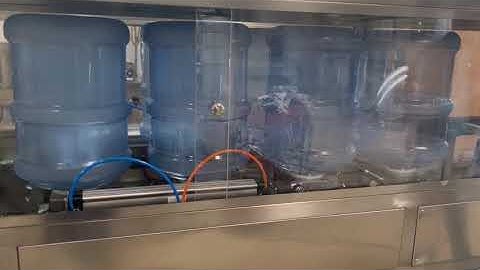 200BPH 5 gallon rinsing filling capping machine