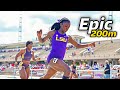 Full race brianna lyston qins epic 200m clocking 2231 to be the 5th fastest in the world 2024