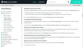 New In Unity 6.4: Redesigned Grid and Snap overlay