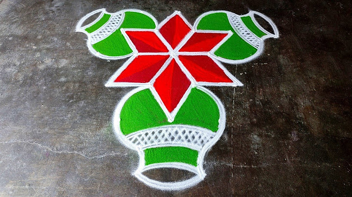 Pongal 2025 paanai kolam🌹/5*3 sankranti chukala muggulu🌹/bhogi kundalu muggulu🌹/Amazingrangoli