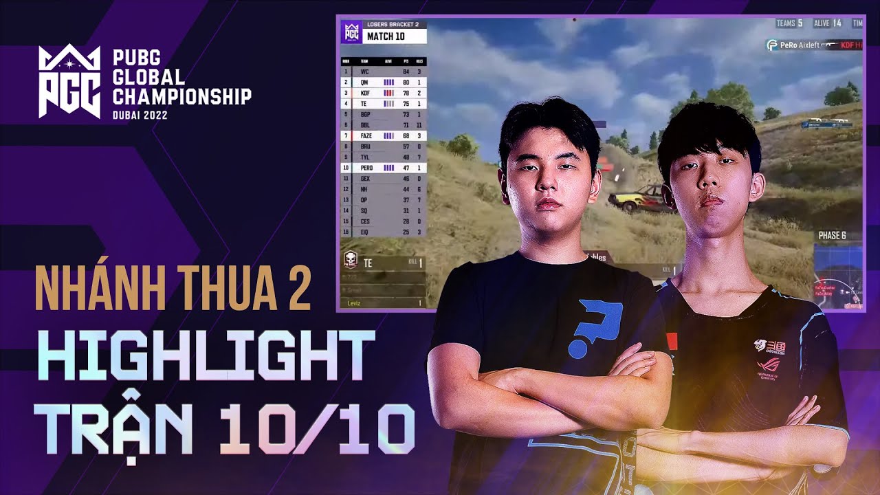 🏆 [Highlight PGC 2022] Nhánh Thua 2 Trận 10: Leviz làm điều không tưởng, Việt Nam có tấm vé vào CKT