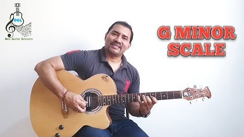 Guitar Lesson G Natural Minor Scale Step by Step for beginners