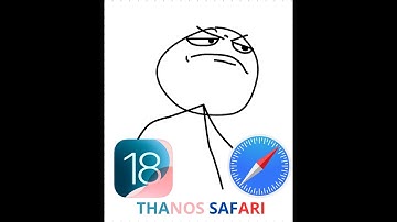 Thanos safari iOS18