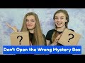 Don't Open the Wrong Mystery Box Challenge ~ Jacy and Kacy