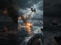 Plane Crash in Ocean Storm 🌊✈️ | Hollywood Disaster Rescue Scene #PlaneCrash #HelicopterRescue