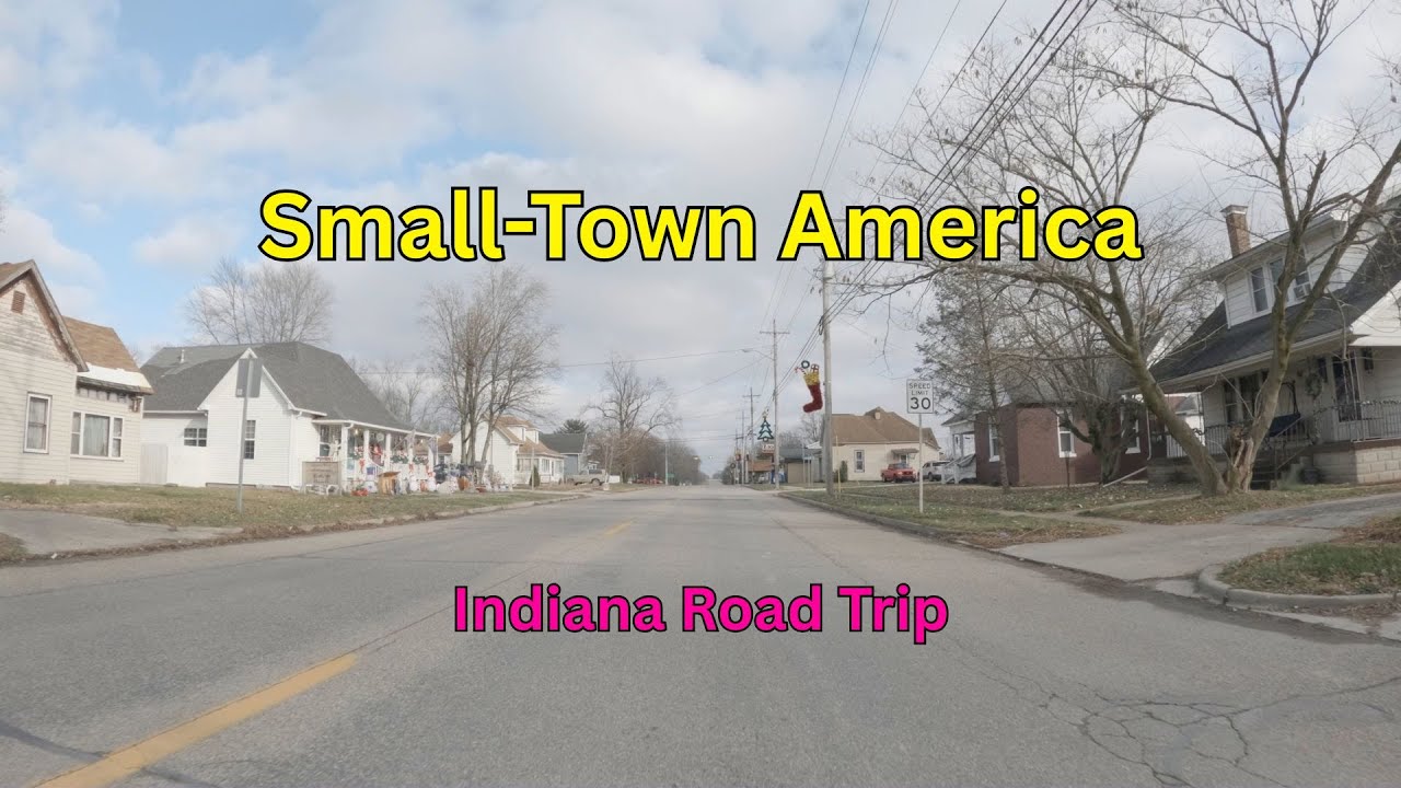 Driving Through Rural Indiana 🌾 | Terre Haute to Spencer (IN-46) | 4K