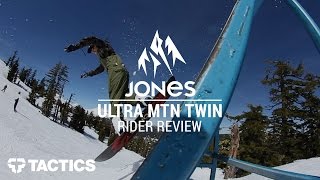 Jones Ultra Mountain Twin 2017 Snowboard Rider Review - Tactics