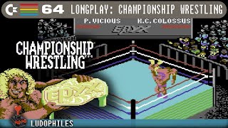 🕹️ C64-Game/1984: Championship Wrestling (Longplay) | by Epyx screenshot 5
