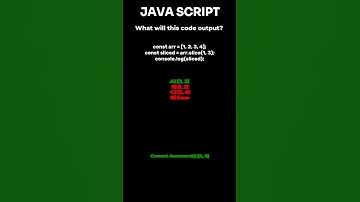 ✂️ JavaScript Slice vs Splice – Know the Difference! | #shorts