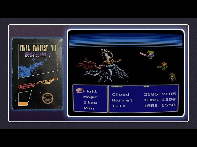 Final Fantasy VII on a Famicom? The Chinese NES Demake - YouTube