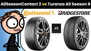 Continental AllSeasonContact 2 vs Bridgestone Turanza All Season 6 (Comparison and Review)
